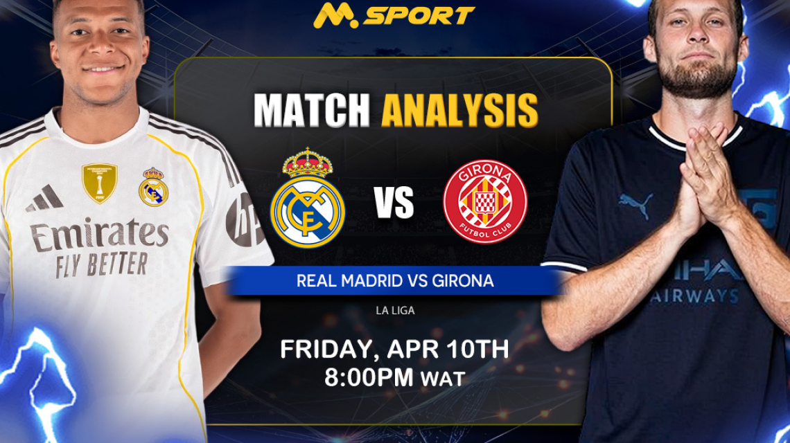 Real Madrid vs Girona: Can Mbappe’s Los Blancos End Their 2-match Losing Streak?
